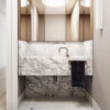 Arabescato Vagli Bathroom Vanity and Wall - RMS Marble