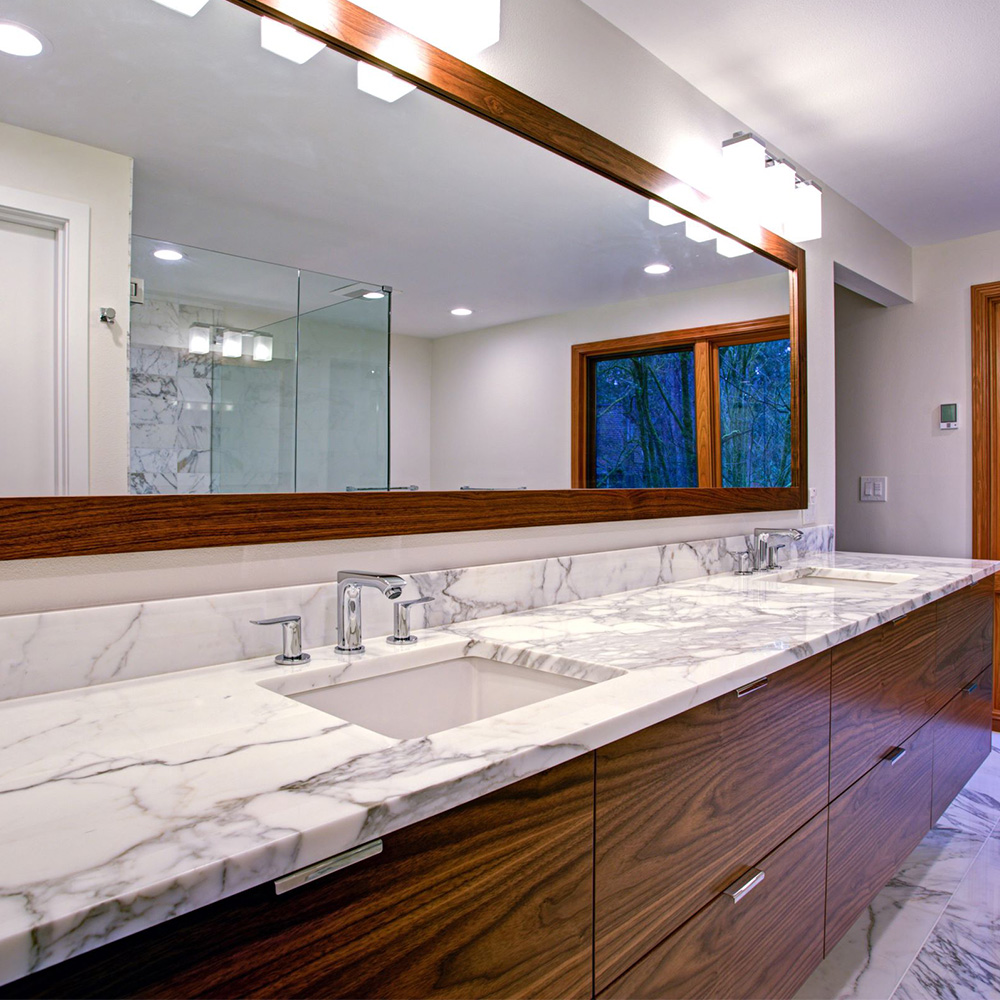 Calacatta Grigio Bathroom - RMS Marble