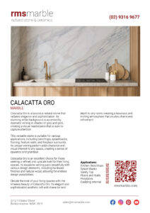 Calacatta Oro Marble Flyer - RMS Natural Stone and Ceramics
