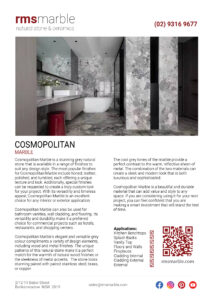 Cosmopolitan Flyer Image - RMS Natural Stone and Ceramics