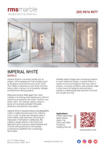 Imperial White Flyer Image - RMS Natural Stone and Ceramics
