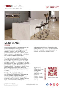 Mont Blanc Flyer Image - RMS Natural Stone and Ceramics