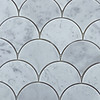Carrara Fishscale Marble Mosaic - RMS Natural Stone and Ceramics