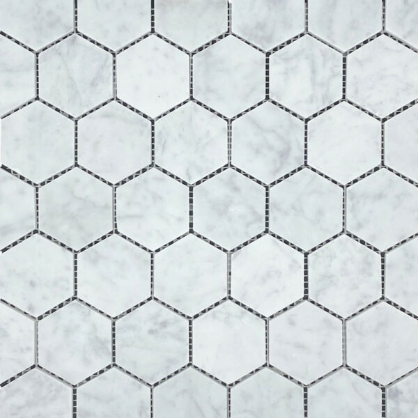Carrara Hexagon 48
