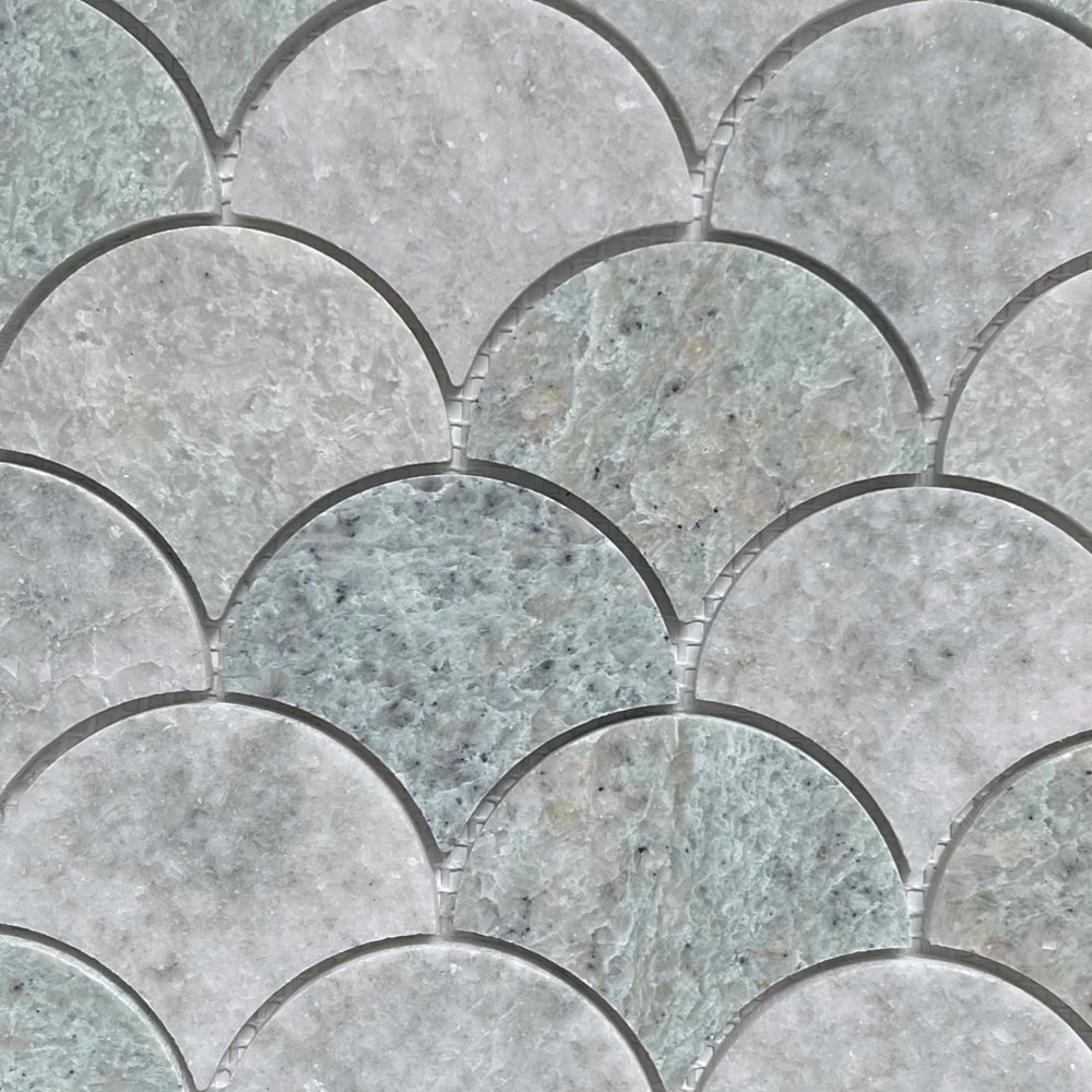 Mint Fishscale Mosaic - RMS Natural Stone and Ceramics