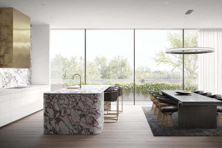 Fawkner House Kitchen - RMS Natural Tone and Ceramics