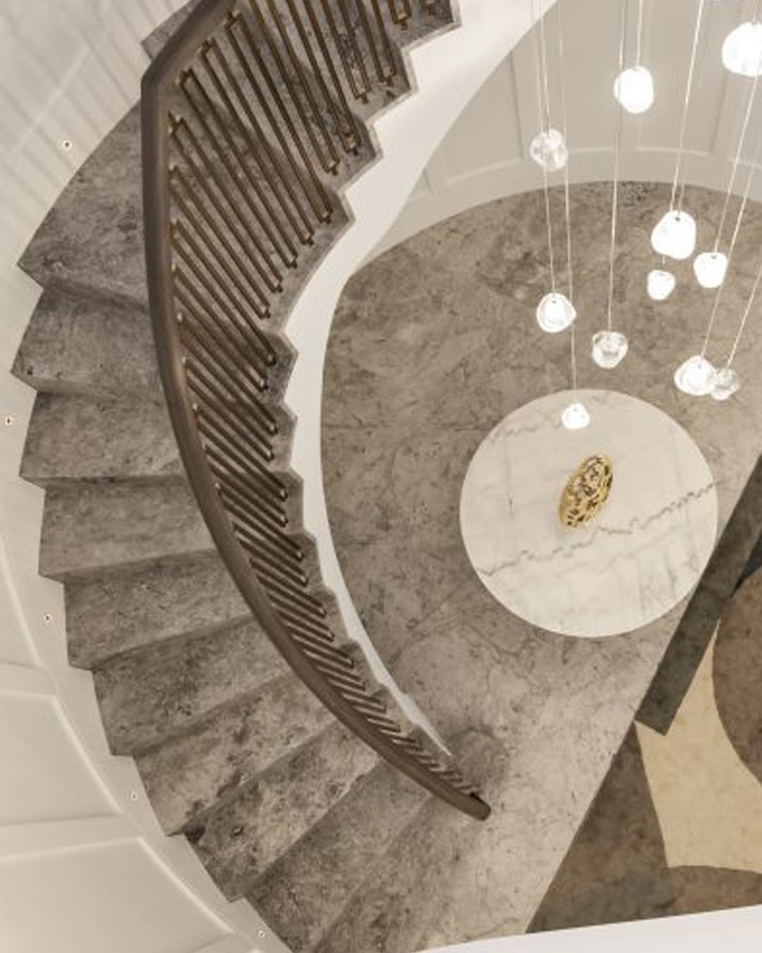 Vaucluse Project Felton Studio and Greg Natale Stairwell - RMS Marble